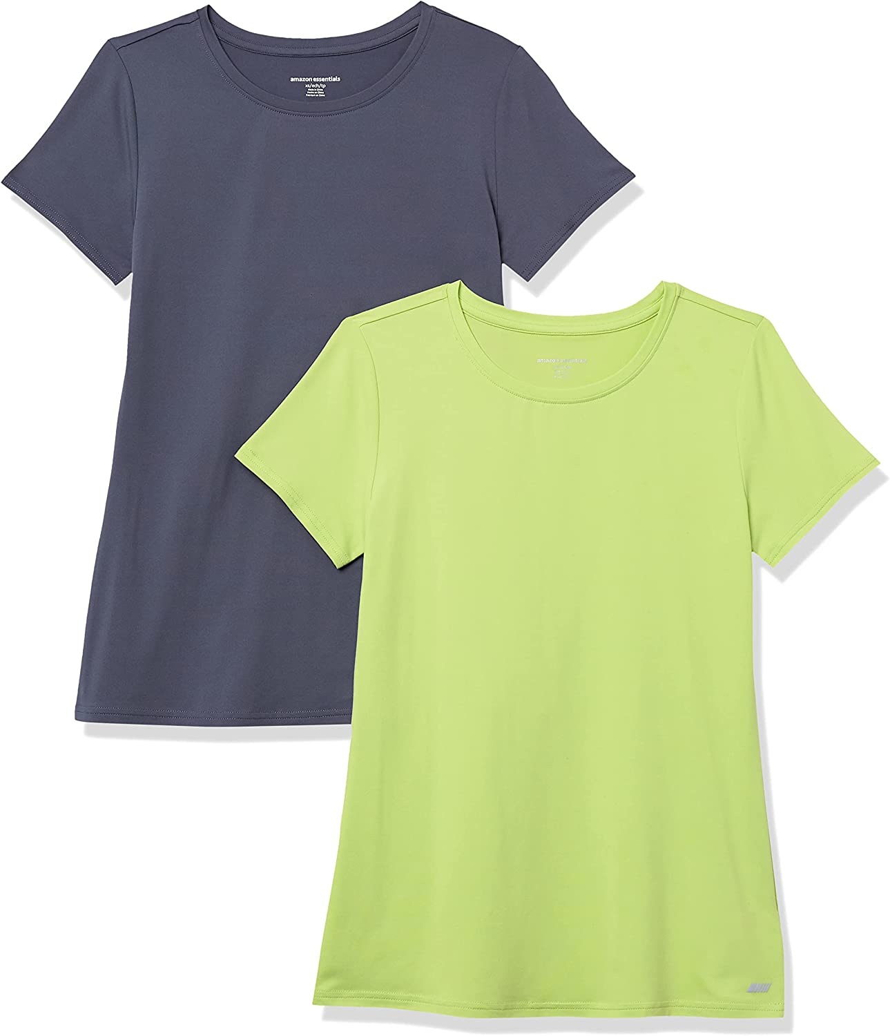 230816040446149_1 Essentials Women's Tech Stretch Short-Sleeve Crewneck T-Shirt (Available in Plus Size), Multipacks - Image 1